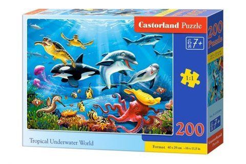 Пазли "Тропічний підводний світ", 200 елементів 121333 фото