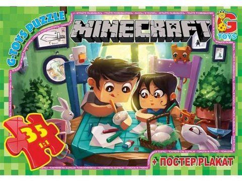 Пазли "Minecraft: Великдень", 35 ел 107844 фото