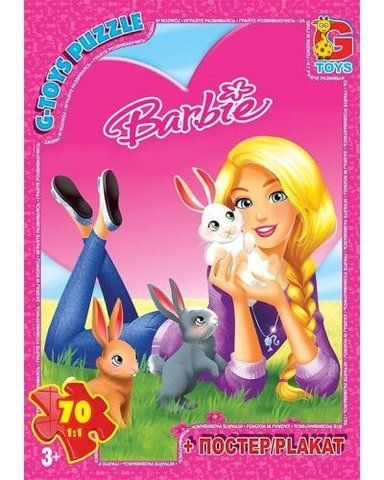 Пазли "Barbie: кролики", 70 ел 116956 фото